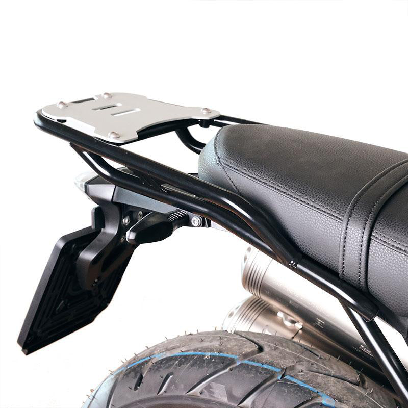 BMW R nineT 1200 Urban G/S (hoher Auspuff) [2017-2023] - NineT-Gepäckträger mit Soziusgriffen zur Befestigung der Topcaseplatte