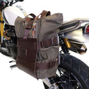 BMW R 1300 GS [2024–2026] - Aluminium-Taschenhalter mit verstellbarer Lederfront und Schnellkupplung + Rahmen links