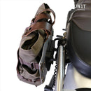 BMW R 1300 GS [2024–2026] - Aluminium-Taschenhalter mit verstellbarer Lederfront und Schnellkupplung + Rahmen links