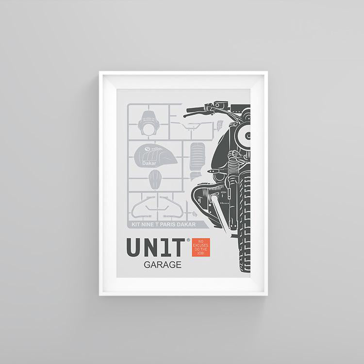 BMW R nineT 1200 Urban G/S (niedriger Auspuff) [2017-2023] - Poster C