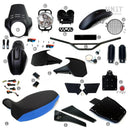 BMW R 1150 R [2000-2006] - PRO Kit mit Tankseitenverkleidungen (Mattschwarz)