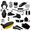 BMW R 1150 R [2000-2006] - PRO Kit mit Tankseitenverkleidungen (Mattschwarz)