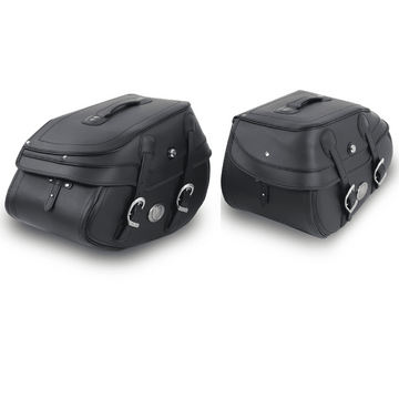 Bolsa para motocicleta [Hepco & Becker] - alforjes Buffalo Big preto - porta-bagagem tubular