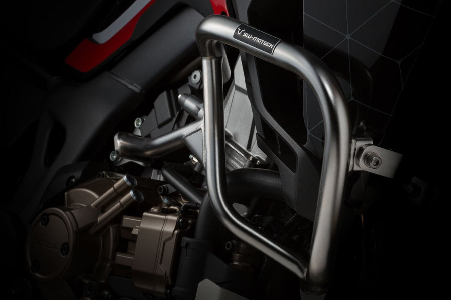 Honda CRF 1000 L Africa Twin [2016-2019] - barras de colisão prateadas – foto 1