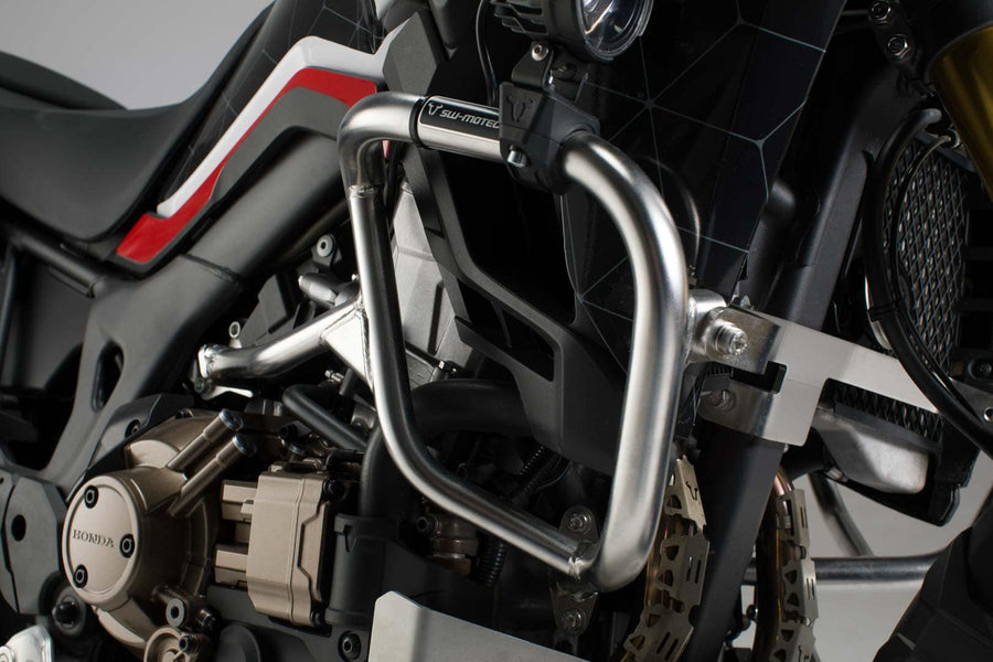 Honda CRF 1000 L Africa Twin [2016-2019] - barra de colisão prateada – foto 3