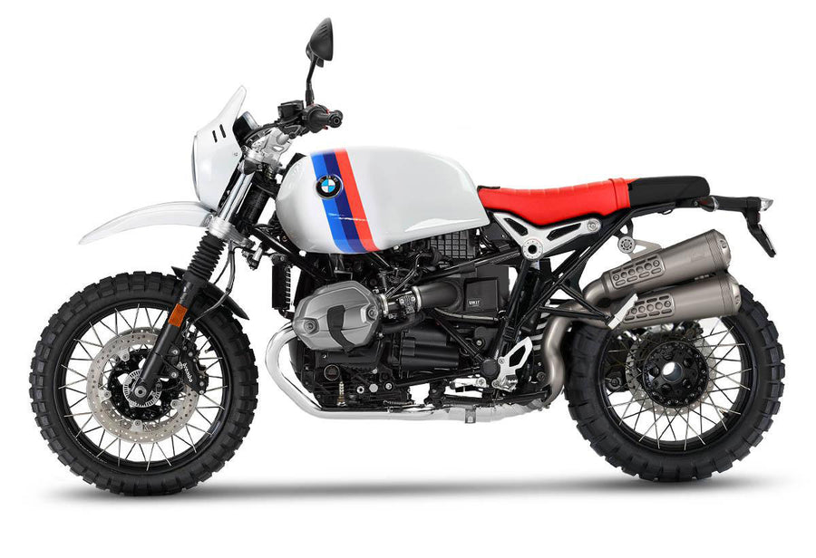 BMW R nineT 1200 Urban G/S (niedriger Auspuff) [2017-2023] - Zweisitzer-Sattel in Sky