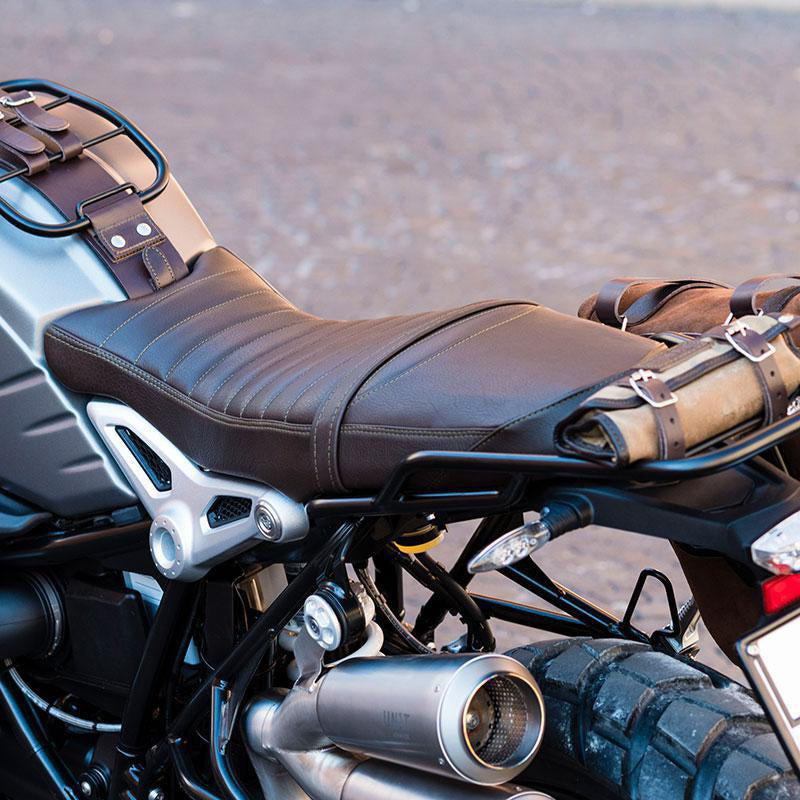 BMW R nineT 1200 Urban G/S (hoher Auspuff) [2017-2023] - Sattel Biposto NineT aus Leder