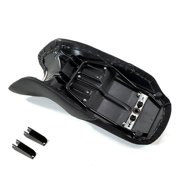 BMW R 1150 R [2000-2006] - Selim de couro marrom e lona para