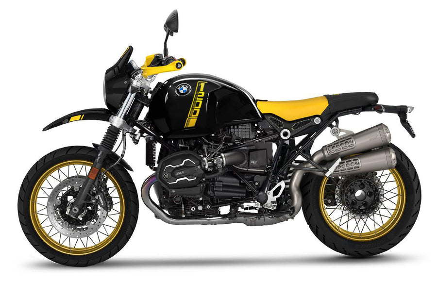 BMW R nineT 1200 Urban G/S (niedriger Auspuff) [2017-2023] - Paris Dakar 40th Panzer