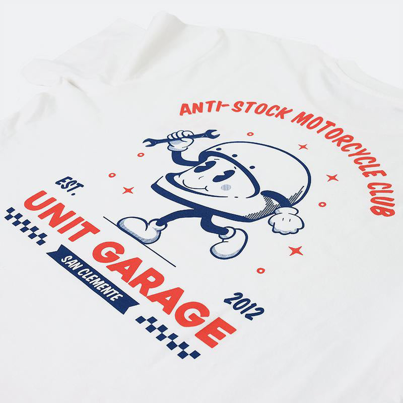 BMW R nineT 1200 Urban G/S (niedriger Auspuff) [2017-2023] - Unitgarage „Anti-Stock Motorcycle Club“-T-Shirt