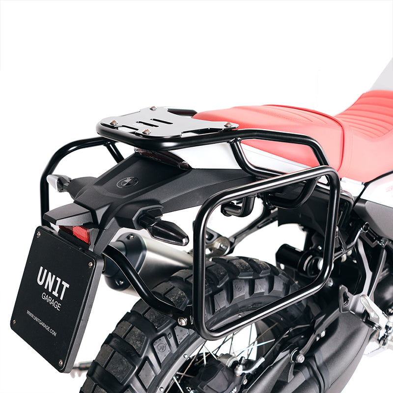 BMW R 12 G/S [2025-2026] - Atlas Aluminium-Seitenkoffer-Set 48L+41L + Atlas BMW R12 G/S Aluminium-Satteltaschenrahmen