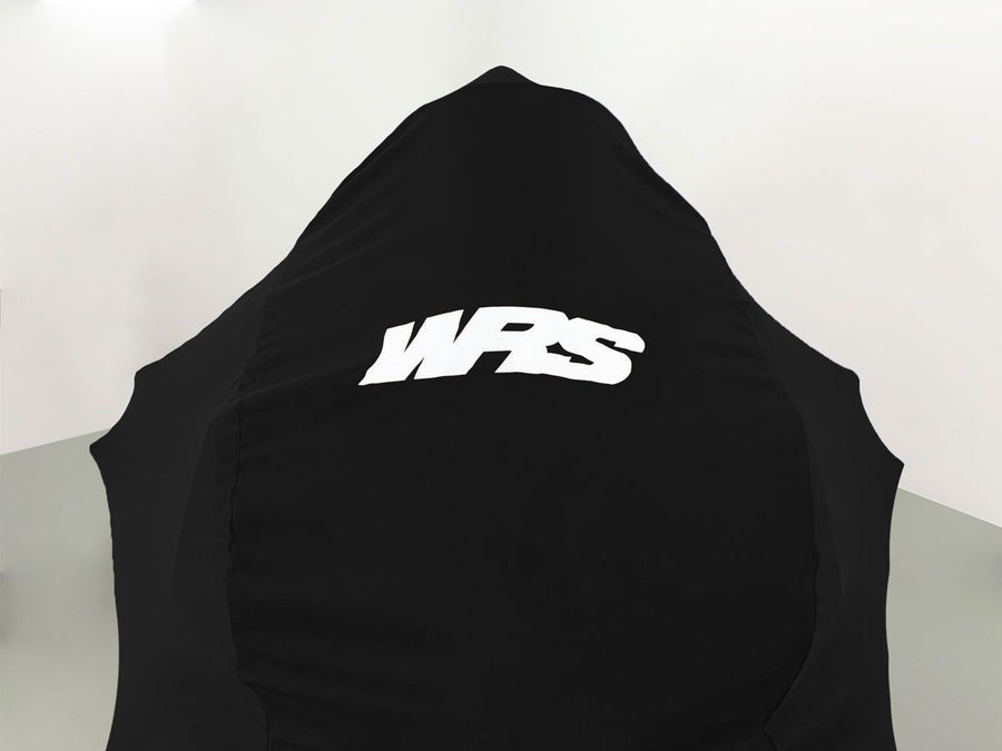 [WRS] - Motorradabdeckung mit weißem Logo – Ansicht 2