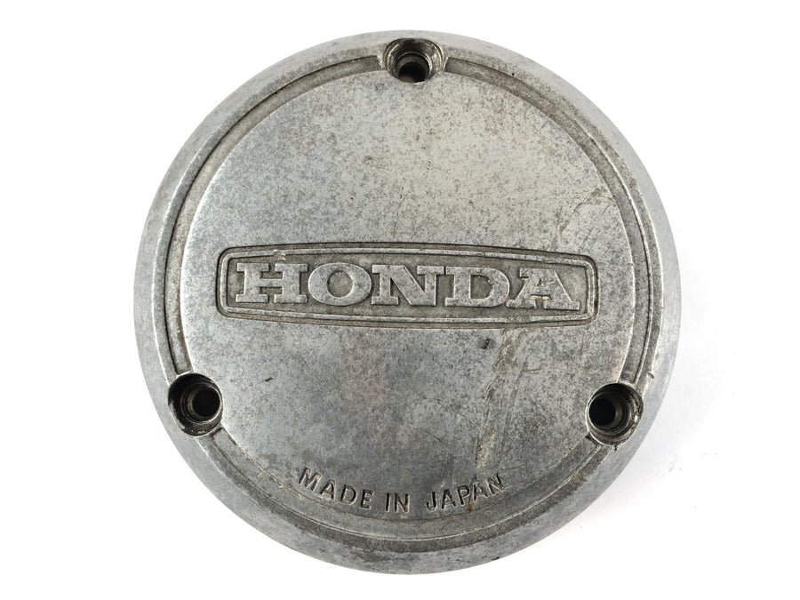 Honda CJ 360 T [1980] - Tampa do alternador fora da tampa do motor