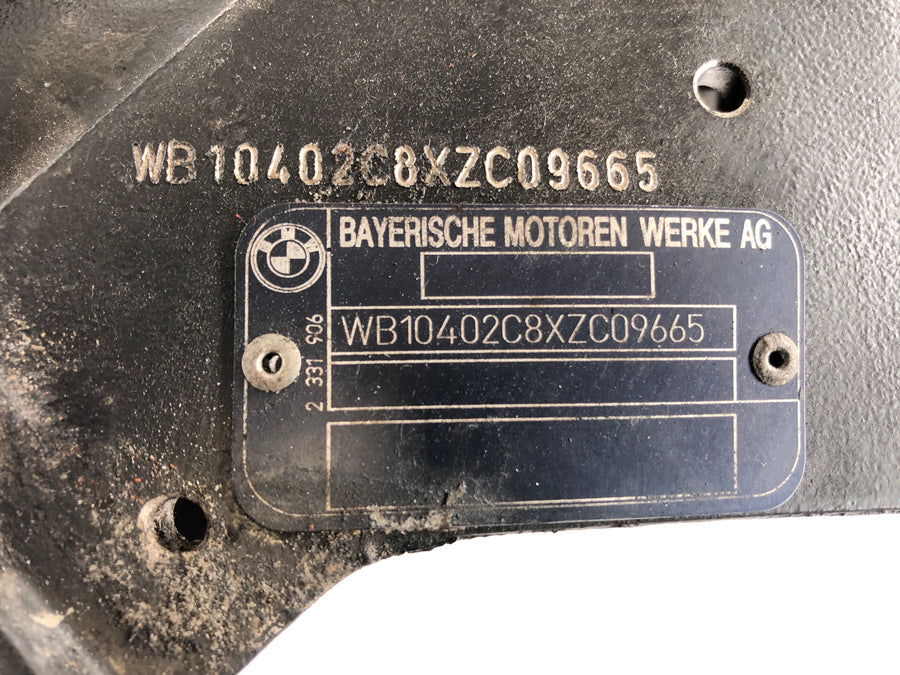 BMW R 1100 R Tipo 259 [1999] - Cabeça de quadro com papéis