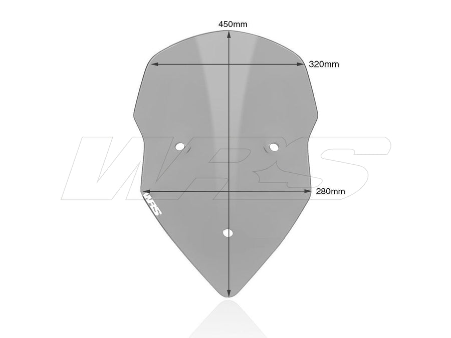 Ducati Multistrada 1200 S [2010-2012] - Intermedio Windschild – Ansicht 7