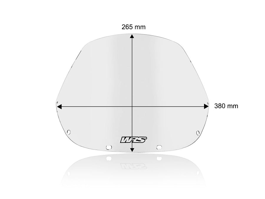 Aprilia Tuareg Wind 125 [1986-1990] - Standard Windschild – Ansicht 8