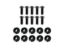 [WRS] - Windschild-Schraubensatz M4x10 mm mit Muttern – Ansicht 1