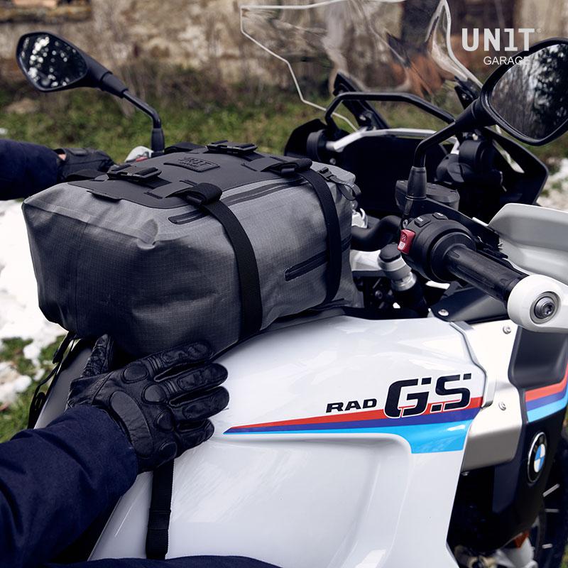 BMW R nineT 1200 Urban G/S (hoher Auspuff) [2017-2023] - Khali 17L Tankrucksack und Mehrzweckrucksack aus TPU