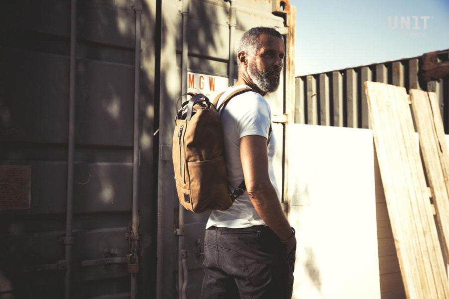 BMW R nineT 1200 Urban G/S (niedriger Auspuff) [2017-2023] - Namib 18L Canvas Rucksack