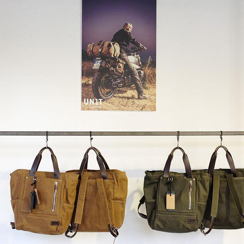 BMW R nineT 1200 Urban G/S (niedriger Auspuff) [2017-2023] - Namib 30L Canvas Rucksack